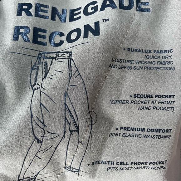 Kuhl Renegade Recon Pants Tapered Fit 34x30 - Picture 3 of 4